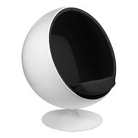 кресло eero aarnio style ball chair черное во Владивостоке