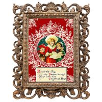 репродукция старинной рождественской гравюры christmas day во Владивостоке