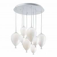 подвесная люстра ideal lux clown sp8 bianco во Владивостоке