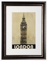 постер с паспарту в раме london во Владивостоке