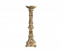 подсвечник фигурный бежевый состаренный на 1 свечу antique blue, 35 см во Владивостоке