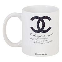 кружка с рисунком drink champagne. coco chanel во Владивостоке