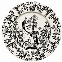 тарелка taika черно-белая во Владивостоке