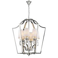 люстра presidential 6 от delight collection белая/никель во Владивостоке