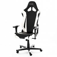 кресло геймерское dxracer racing черно-белое во Владивостоке