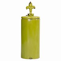 декоративная ваза с крышкой cannister для хранения продуктов зелёная во Владивостоке