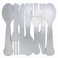 зеркальное панно настенное столовые приборы tableware во Владивостоке