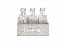 набор стеклянных бутылок flowers во Владивостоке