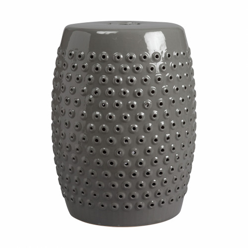 керамический столик-табурет cutwork garden stool серый во Владивостоке