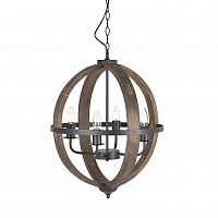 люстра на 4 рожка коричневого цвета во Владивостоке