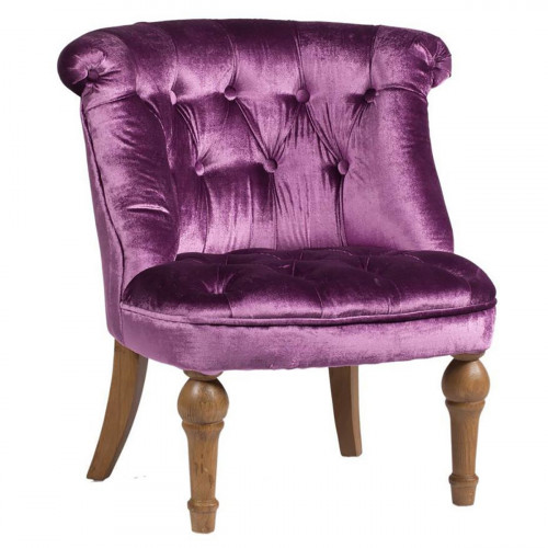 кресло sophie tufted slipper chair сиреневое во Владивостоке