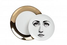 комплект тарелок пьеро форназетти golden faces во Владивостоке
