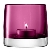 подсвечник стеклянный лиловый для чайной свечи light colour, 8,5 см во Владивостоке