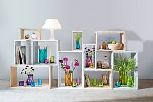 ваза цилиндрическая flower colour 25 см зелёная во Владивостоке