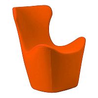 кресло papilio lounge chair оранжевое во Владивостоке