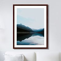 картина: bowman lake, united states во Владивостоке
