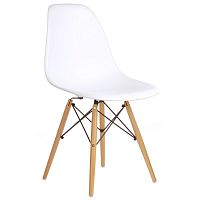 стул деревянный pc-015 белый (eames style) во Владивостоке