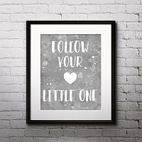 постер follow heart а4 во Владивостоке