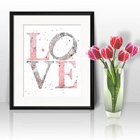 постер love а4 во Владивостоке