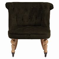 кресло amelie french country chair серо-коричневое во Владивостоке