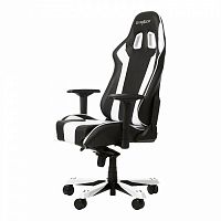 кресло геймерское dxracer king ks06 черно-белое во Владивостоке