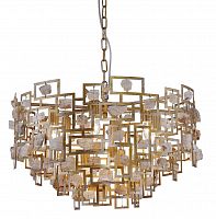 подвесная люстра crystal lux diego sp9 d600 gold во Владивостоке