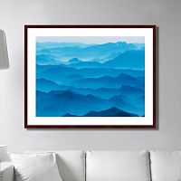 картина: mountain silhouettes in the brandenburg alps, austria во Владивостоке