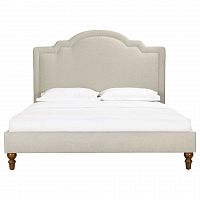 кровать двуспальная 160х200 бежевая cassis upholstered во Владивостоке