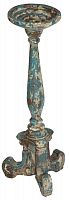 подсвечник состаренный фигурный голубой relic collection, 61 см во Владивостоке