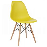 стул деревянный eames pc-015 yellow во Владивостоке