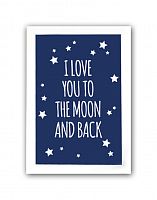 постер to the blue moon and back а3 во Владивостоке