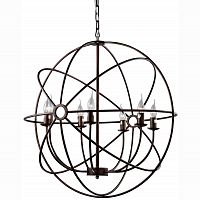 люстра foucault's orb crystal nude коричневая во Владивостоке