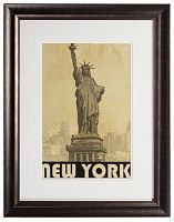 постер с паспарту в раме new york во Владивостоке