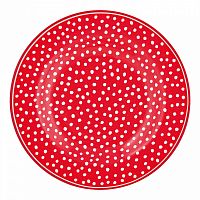 десертная тарелка dot red во Владивостоке