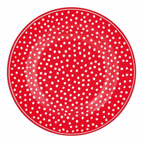десертная тарелка dot red во Владивостоке