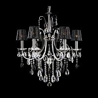 люстра md92721-6a от illuminati прозрачная/черная/ хром во Владивостоке