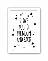 постер to the white moon and back а4 во Владивостоке