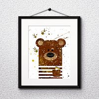 постер bear а4 во Владивостоке