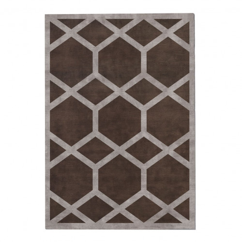 ковер ashton cocoa 200x290 коричневый во Владивостоке