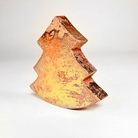 украшение новогоднее ель золотая golden tree, 15х14х2,5 см во Владивостоке