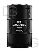 декоративная бочка-шкаф chanel №5 black xl во Владивостоке
