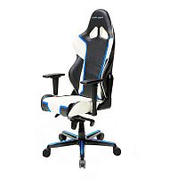 кресло геймерское dxracer racing черно-бело-синее во Владивостоке