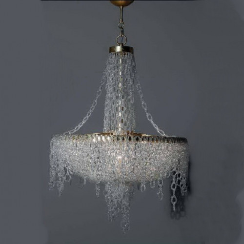 люстра ex02-5 от delight collection прозрачная/золото во Владивостоке