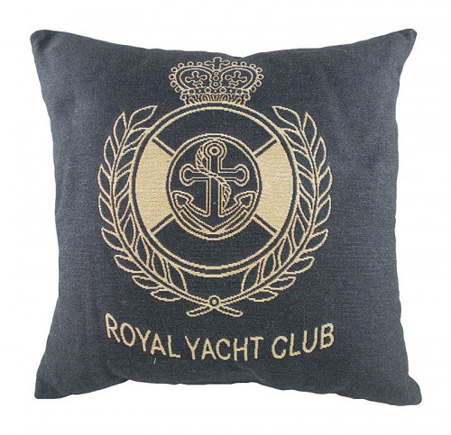 подушка с гербом королевского royal yacht club denim во Владивостоке