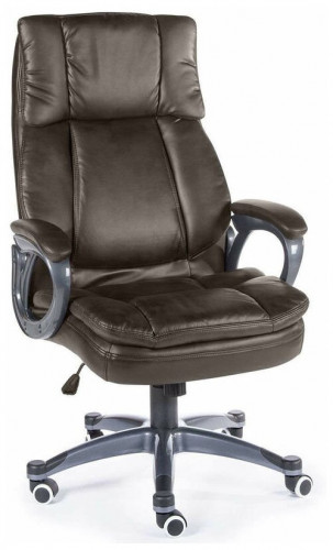 кресло для руководителя norden chairs мэдисон, обивка: искусственная кожа, цвет: экокожа темно-коричневая во Владивостоке