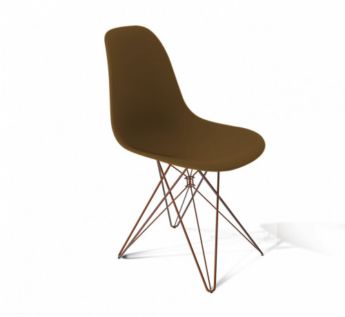 стул dsr коричневый s50 (eames style) во Владивостоке