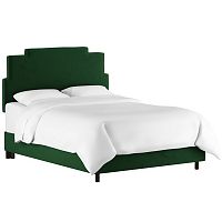 кровать двуспальная 180х200 зеленая paxton emerald velvet во Владивостоке