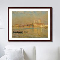 картина: venice lagoon, 1899г. во Владивостоке