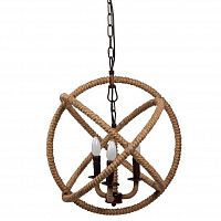 люстра foucault's orb rustic iron бежевая, коричневая во Владивостоке