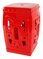 керамический столик-табурет oriental stool red во Владивостоке